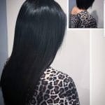 Black hair — Hair Design in Street Dubbo, NSW